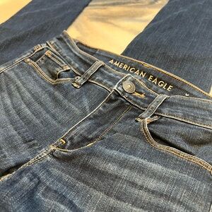 American Eagle Outfitters Men's Dark Blue Skinny Jeans